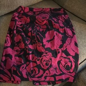 Express Pink and Black Mini Bubble Skirt